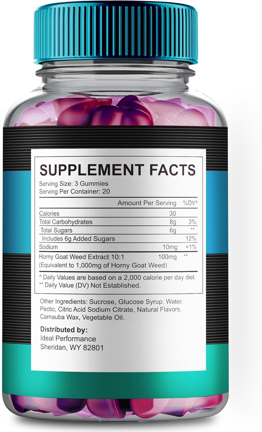 VigorPrime Men's Gummies - Maximum Strength All Natural Support (5 Pack)