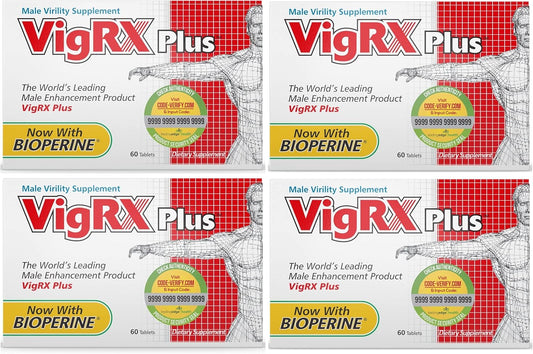 VigRX Plus Daily Supplement Tablets - Pack of 4