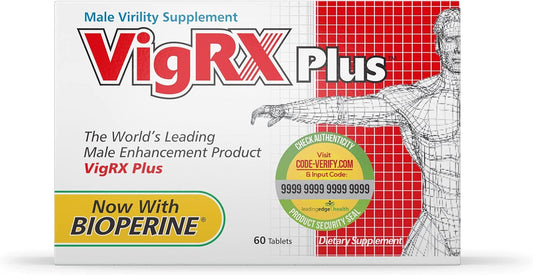 VigRX Plus Daily Supplement Tablets for Enhanced Performance and Vitality