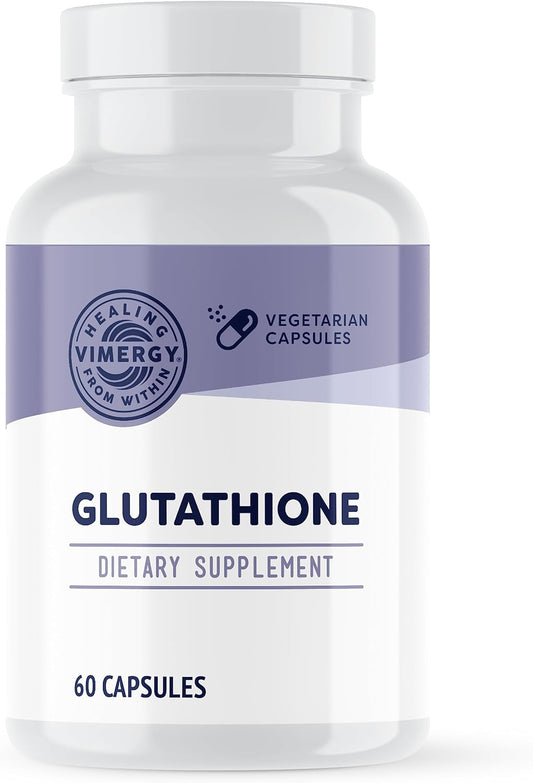 Vimergy Glutathione Capsules - Liver Detox Support and Antioxidant Superfood - Vegan, Kosher, Gluten-Free - 60 Count