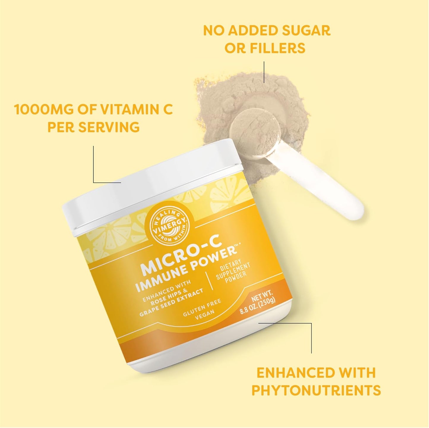 Vimergy MSM Capsules and Micro-C Immune Power Powder - Boost Your Immune System with Vital Nutrients