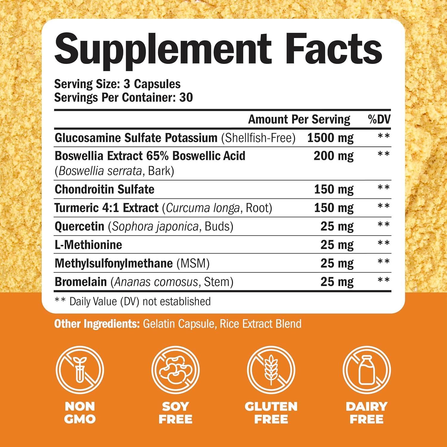 Vimerson Health Vegan Multivitamins with Glucosamine Chondroitin MSM for Joint Support - Women and Men's Supplement