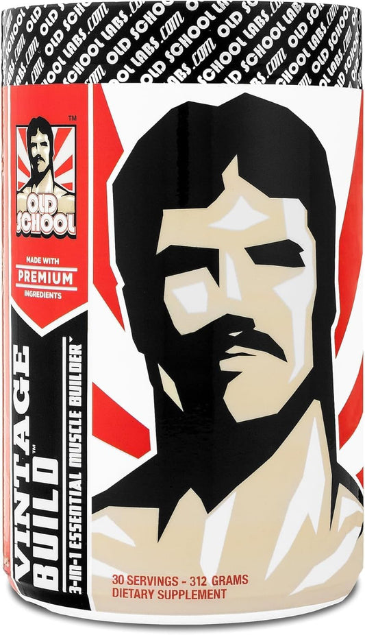 Vintage Build Post-Workout Recovery & Muscle Building Powder - 30 Servings, Unflavored - BoostGo Australia