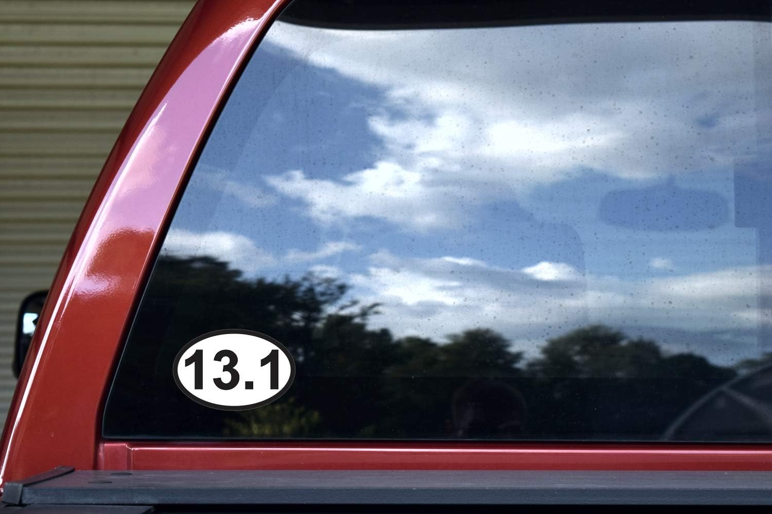 Vinyl Half Marathon 13.1 Miles Running Sticker, 4.5" x 3" - StickerTalk