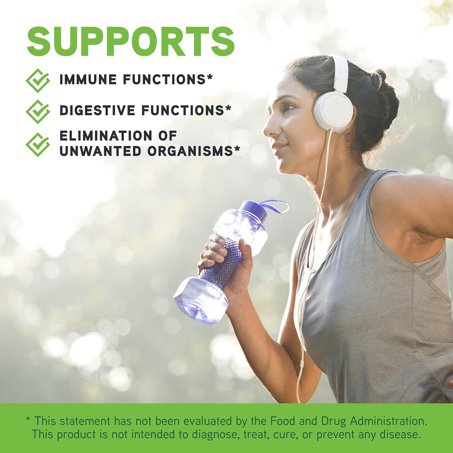 Vira-Shield Supplement for Immune Support, Detox, and GI Health - Gluten-Free with Black Walnut, Wormwood, Olive Leaf, PAU D’Arco - 120 Tablets