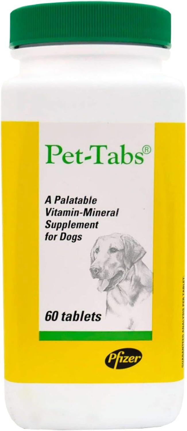 Virbac Pet Tabs Original Formula Vitamin Supplement - 60 Count Bottle