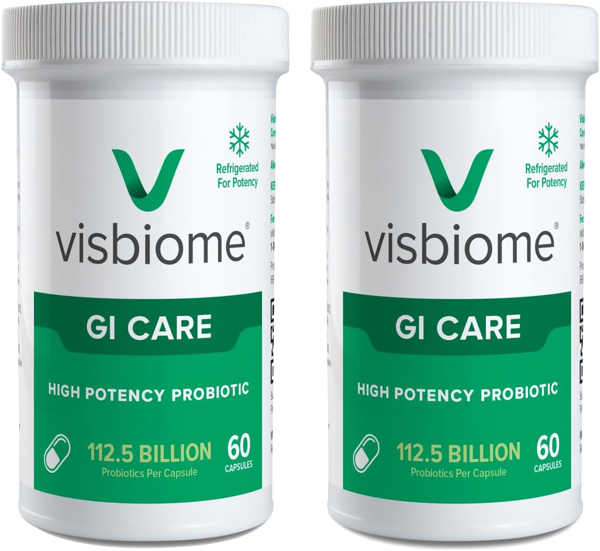 Visbiome® GI Care Probiotic Capsules - Original De Simone Formula, 112.5 Billion CFU, Made in USA - 120 Count