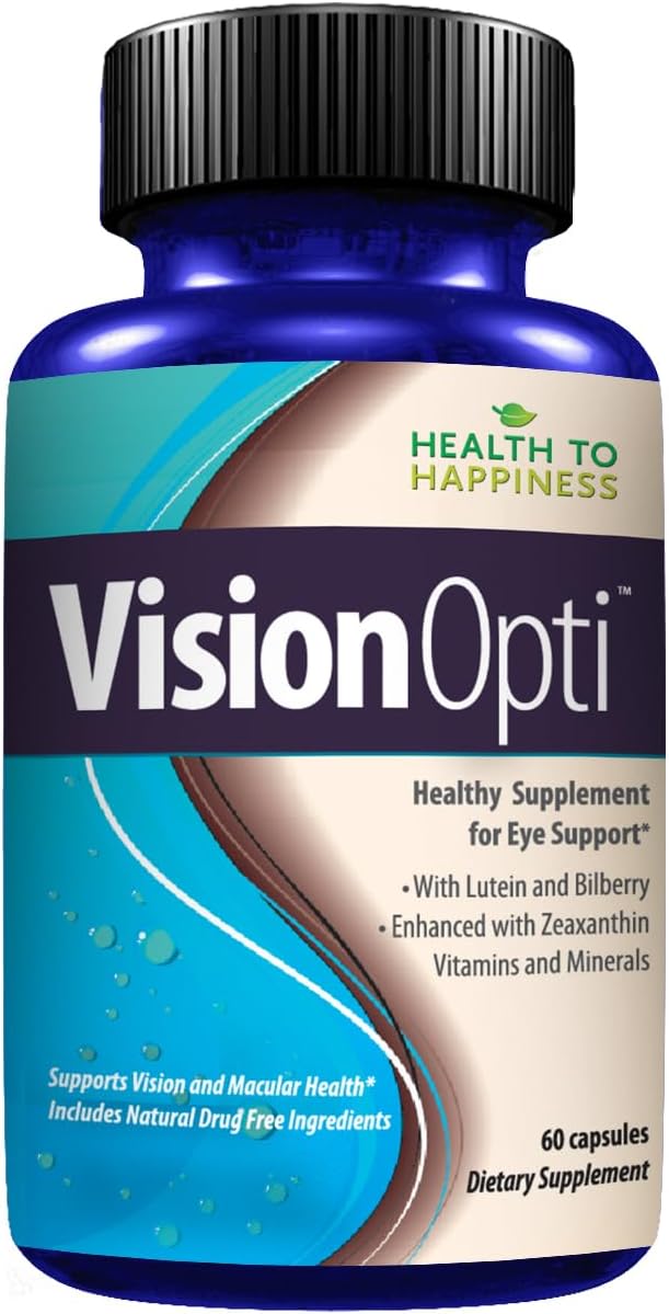 Vision Opti - Eye Health Supplement with Lutein, Zeaxanthin, and Vitamins A & C for Optimal Vision Support | 60 Capsules