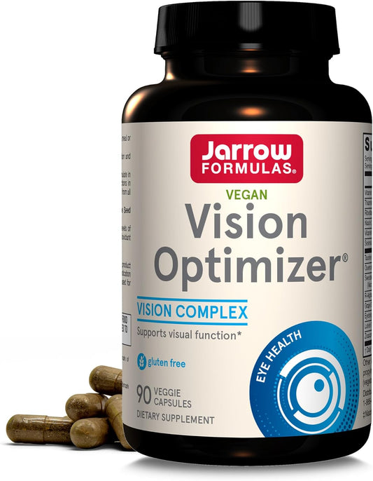 Vision Optimizer Dietary Supplement by Jarrow Formulas® - Supports Visual Function - 90 Capsules, 30 Day Supply