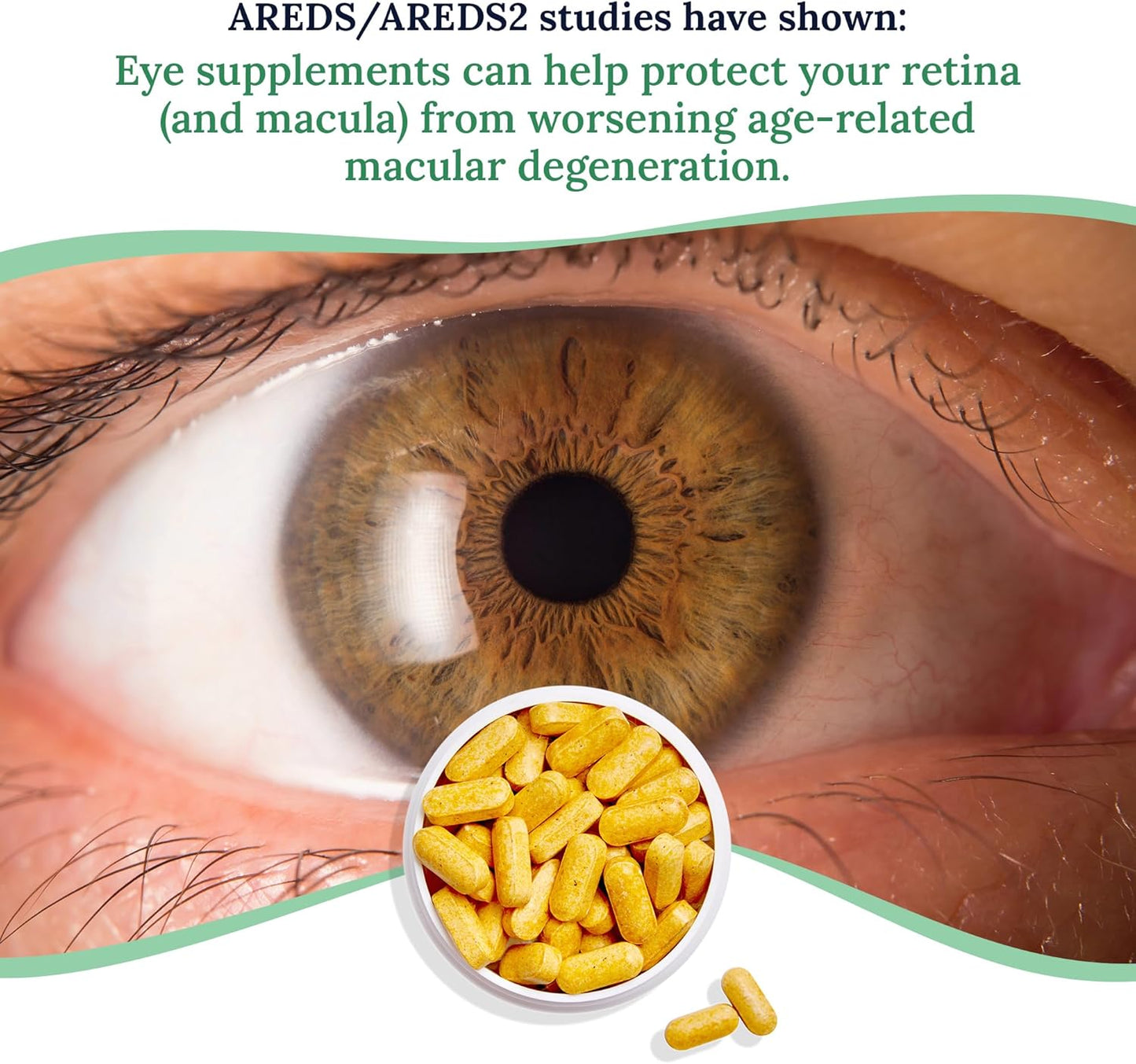 VisionBoost Multivitamin with Minerals for Eye Health - Dry Eye Relief - 60 Tablets