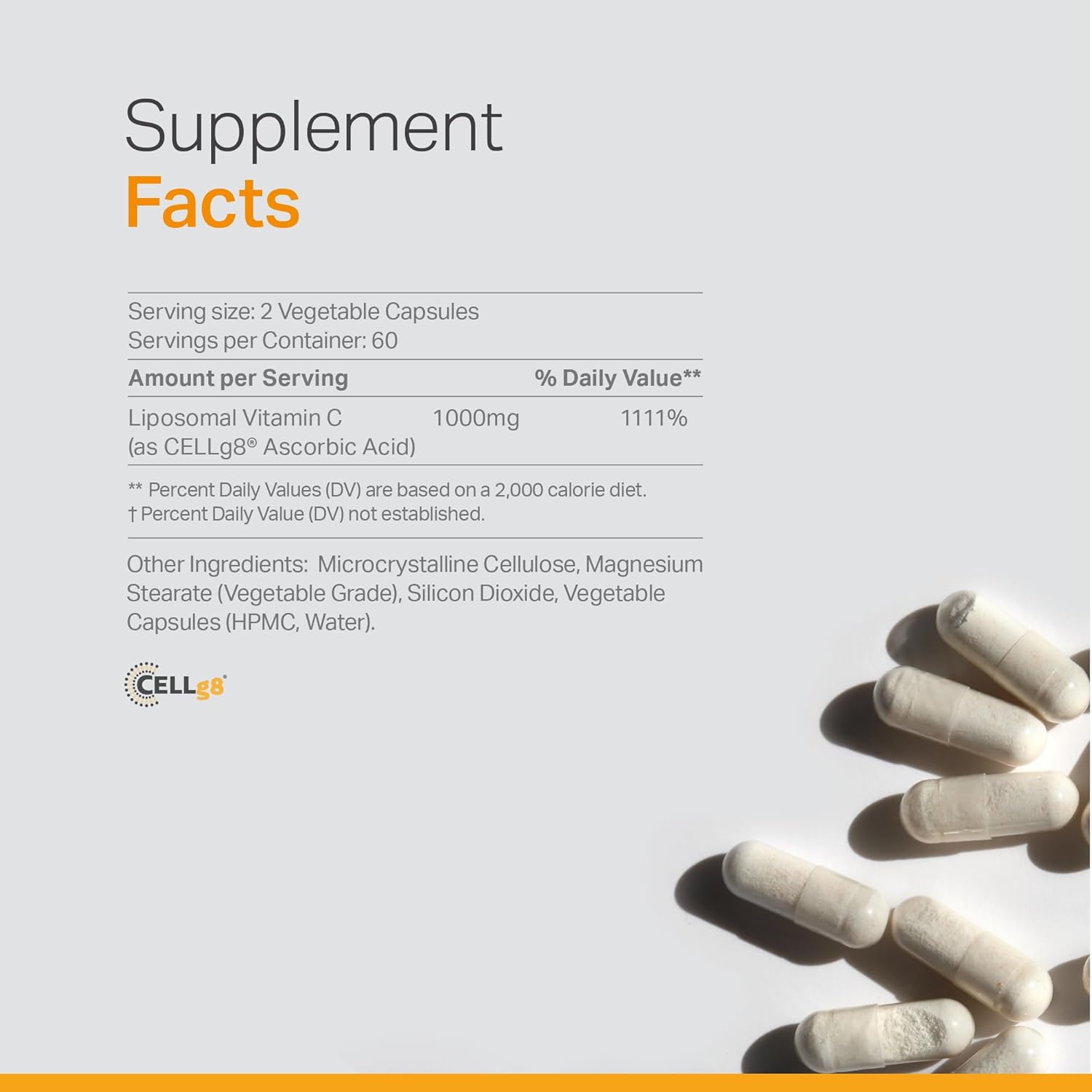 Vita Liposomal Vitamin C Supplement - Enhanced Immunity & Antioxidant Support, High Absorption, Non-GMO, Gluten-Free - 120 Capsules - BoostGo Australia