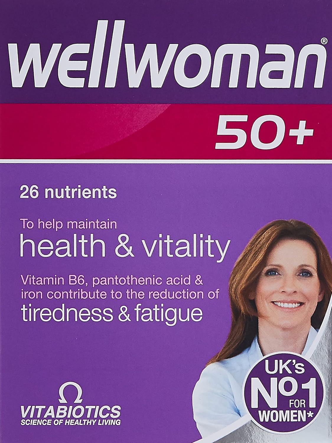 Vitabiotics Wellwoman 50+ Multivitamin Tablets - 30 Pack