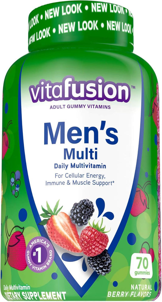 Vitafusion Men's Gummy Vitamins - 70 Count, Fruit-Flavored