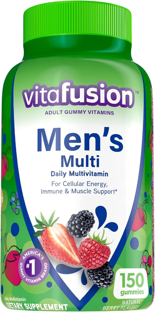 Vitafusion Men's Natural Berry Multi Gummies - 150 Count