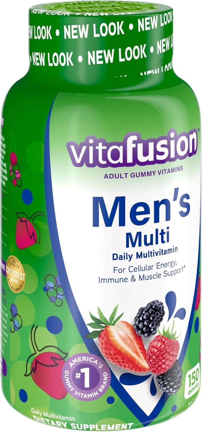 Vitafusion Men's Natural Berry Multi Gummies - 150 Count