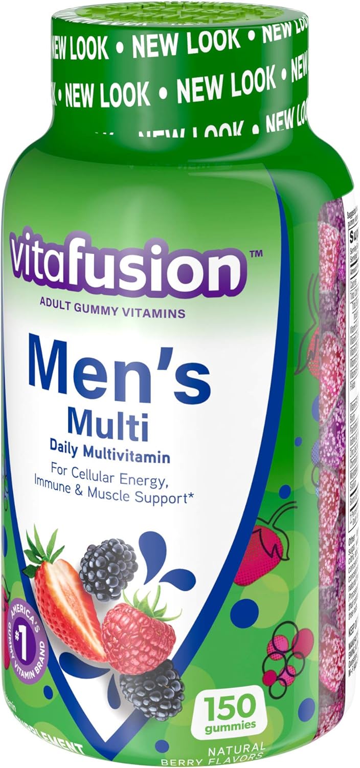 Vitafusion Men's Natural Berry Multi Gummies - 150 Count
