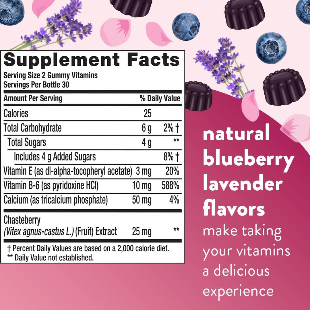 Vitafusion PMS Gummy Supplement for Women - Natural Relief for Premenstrual Symptoms