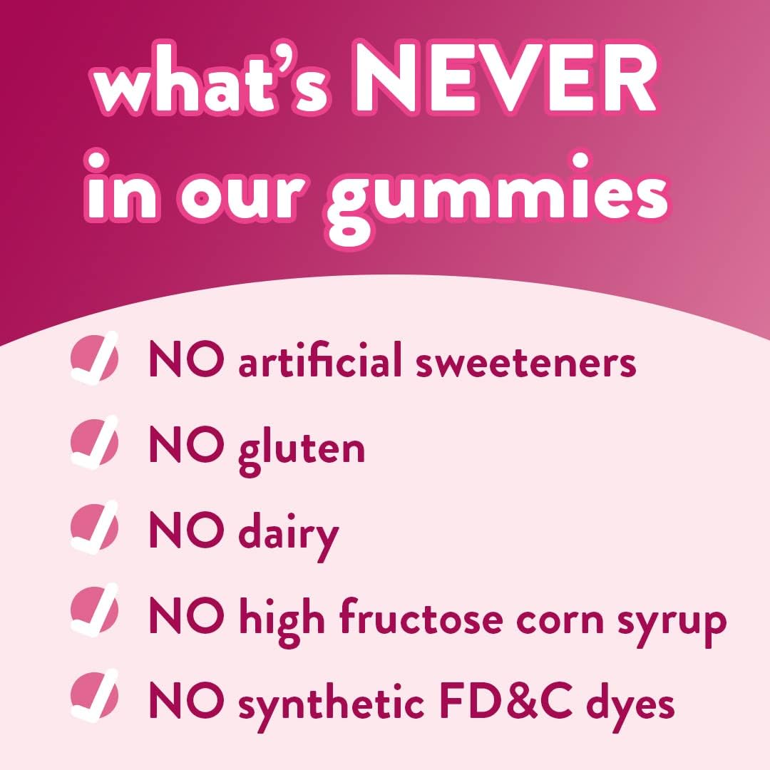 Vitafusion PMS Gummy Supplement for Women - Natural Relief for Premenstrual Symptoms