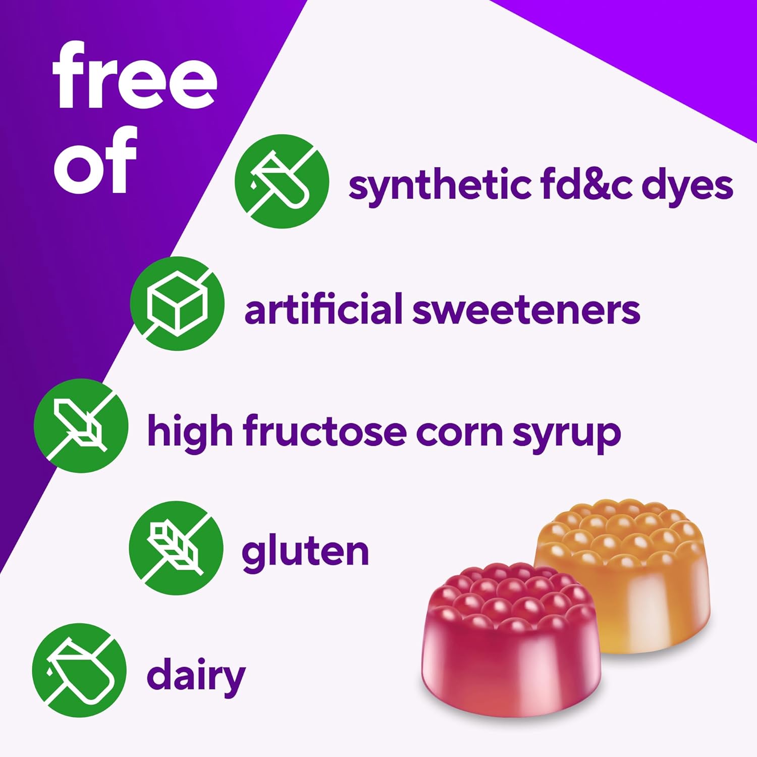 Vitafusion Women's 50+ Gummy Multivitamin, 120 Count Bottle