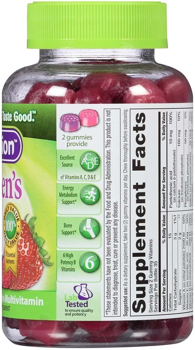 Vitafusion Women's Complete Multivitamin Gummies, Berry Flavored, 280 Gummies (Bundle)