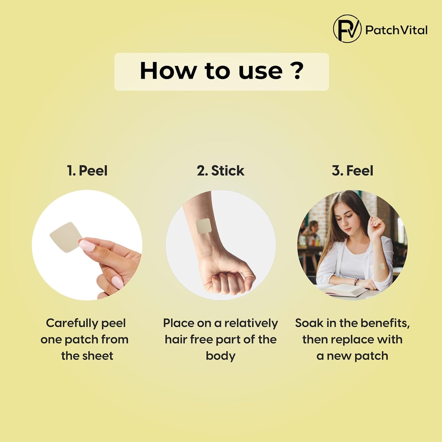 Vital Focus Patch | 30 Count Plant-Based Water Resistant Patches