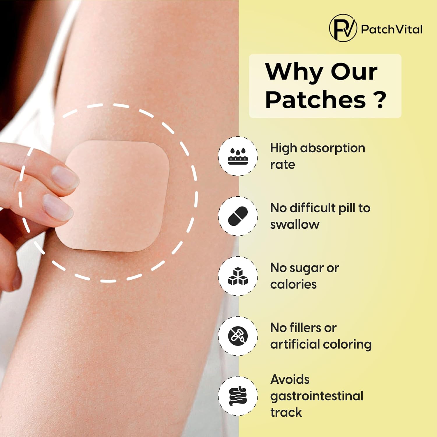 Vital Focus Patch | 30 Count Plant-Based Water Resistant Patches