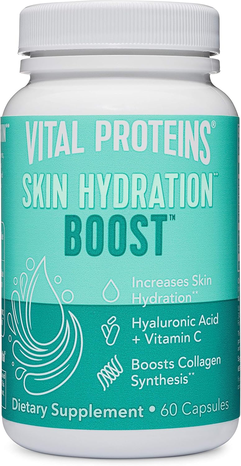 Vital Proteins Hyaluronic Acid Supplement with Biotin and Vitamin C - 60 Capsules