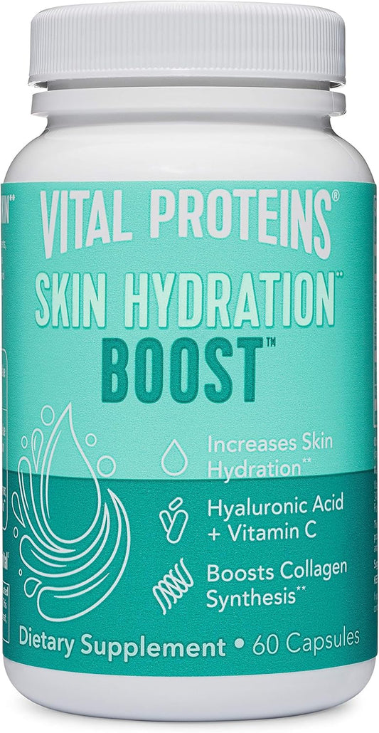 Vital Proteins Hyaluronic Acid Supplement with Biotin and Vitamin C - 60 Capsules