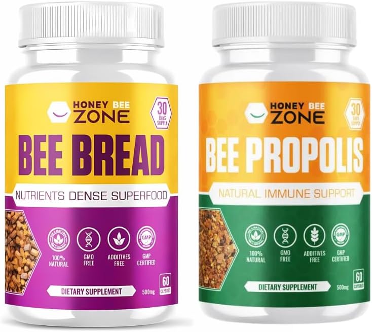 Vitality Pack: Bee Bread & Propolis Capsules from HONEYBEEZONE
