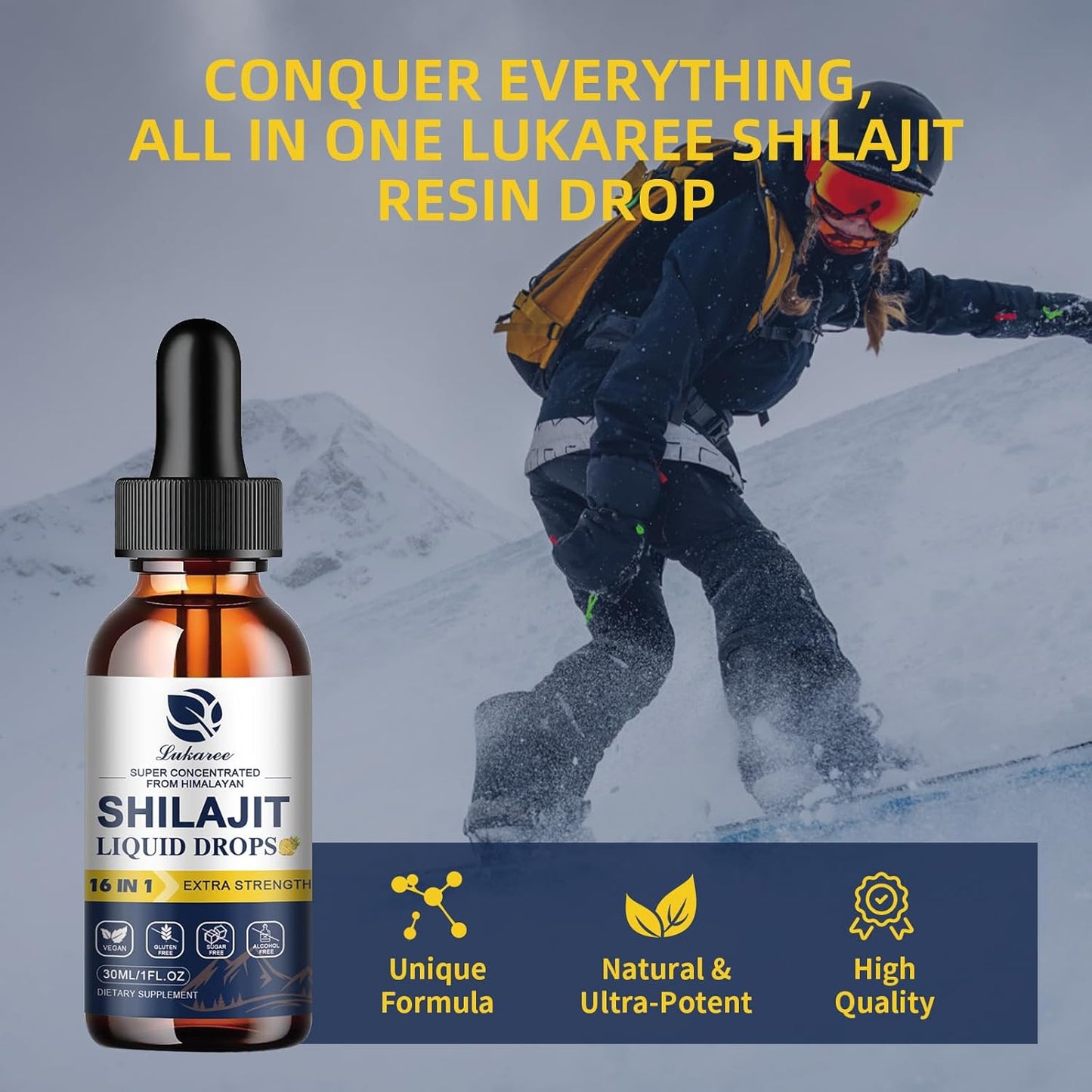 Vitality Wellness Bundle with Lukaree Potassium Gummies and Shilajit Drops for Magnesium Support