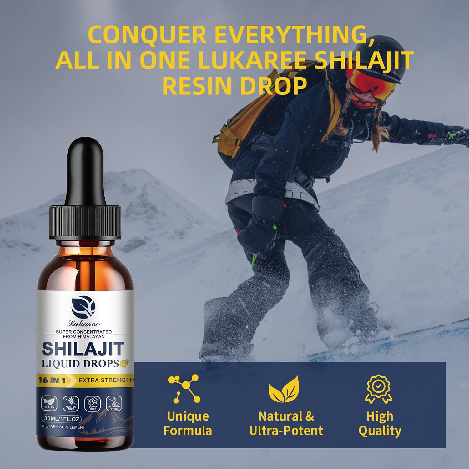 Vitality Wellness Bundle with Lukaree Potassium Gummies and Shilajit Drops for Magnesium Support
