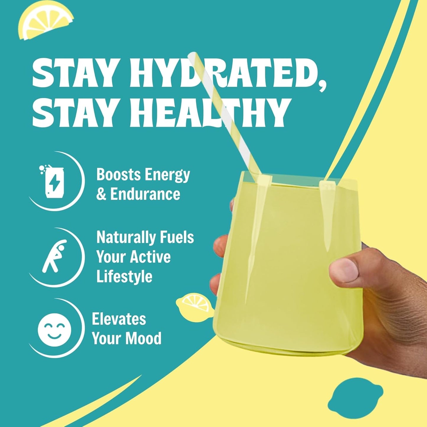 Vitalogix Naturals Lemonade Electrolytes Powder - Sugar Free Hydration Mix, Zero Calories, Carbs, or Artificial Ingredients - 90 Servings, Keto & Vegan Friendly