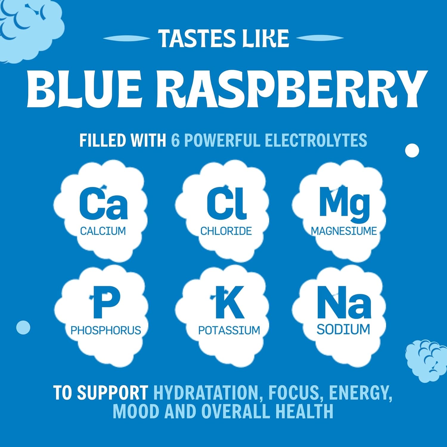 Vitalogix Naturals Replenisher Electrolyte Drink Mix - Blue Raspberry Flavor, Large Size, Keto-Friendly, Vegan, Non-GMO, Sugar-Free