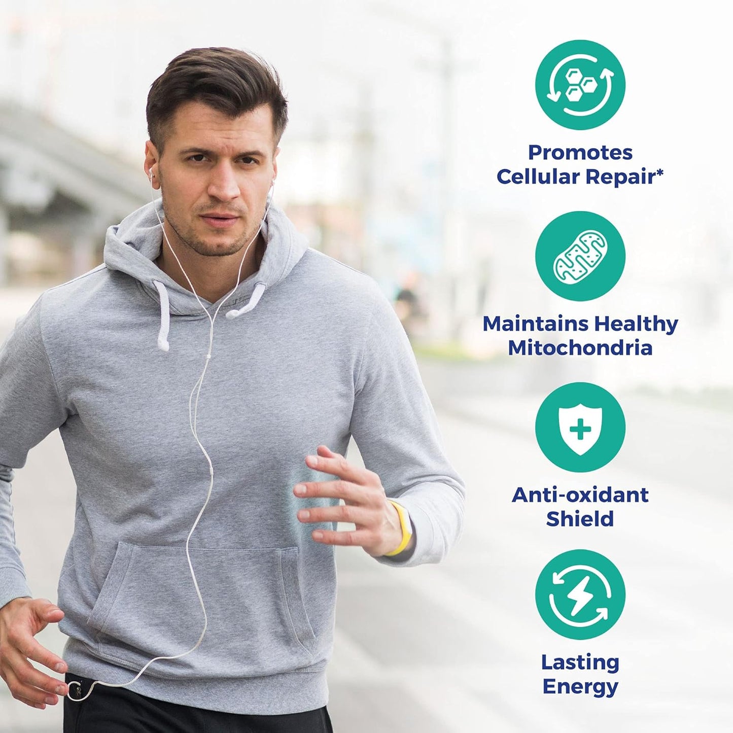 VitalRemedyMD Vital Youth: Energy Booster & Oxidation Protection - 60 Anti-Aging Capsules for Healthy Aging