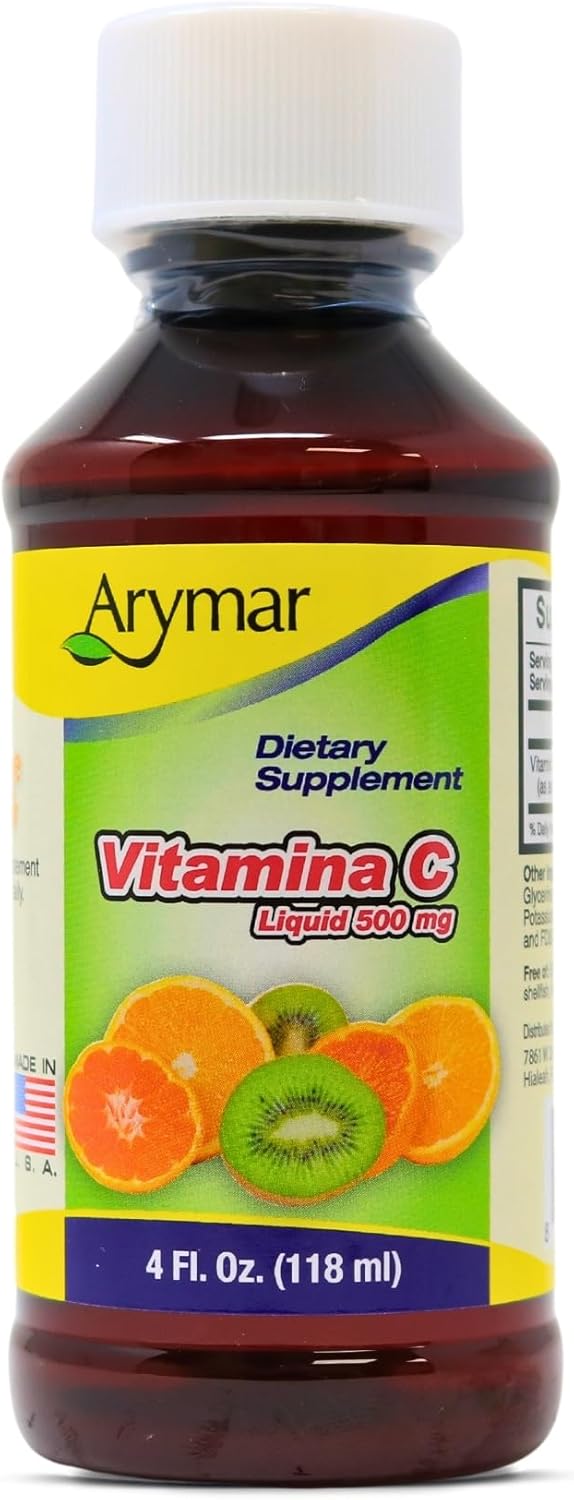 Vitamin C Immune Support Antioxidant Supplement Orange Flavor 4 Fl Oz Pack of 1