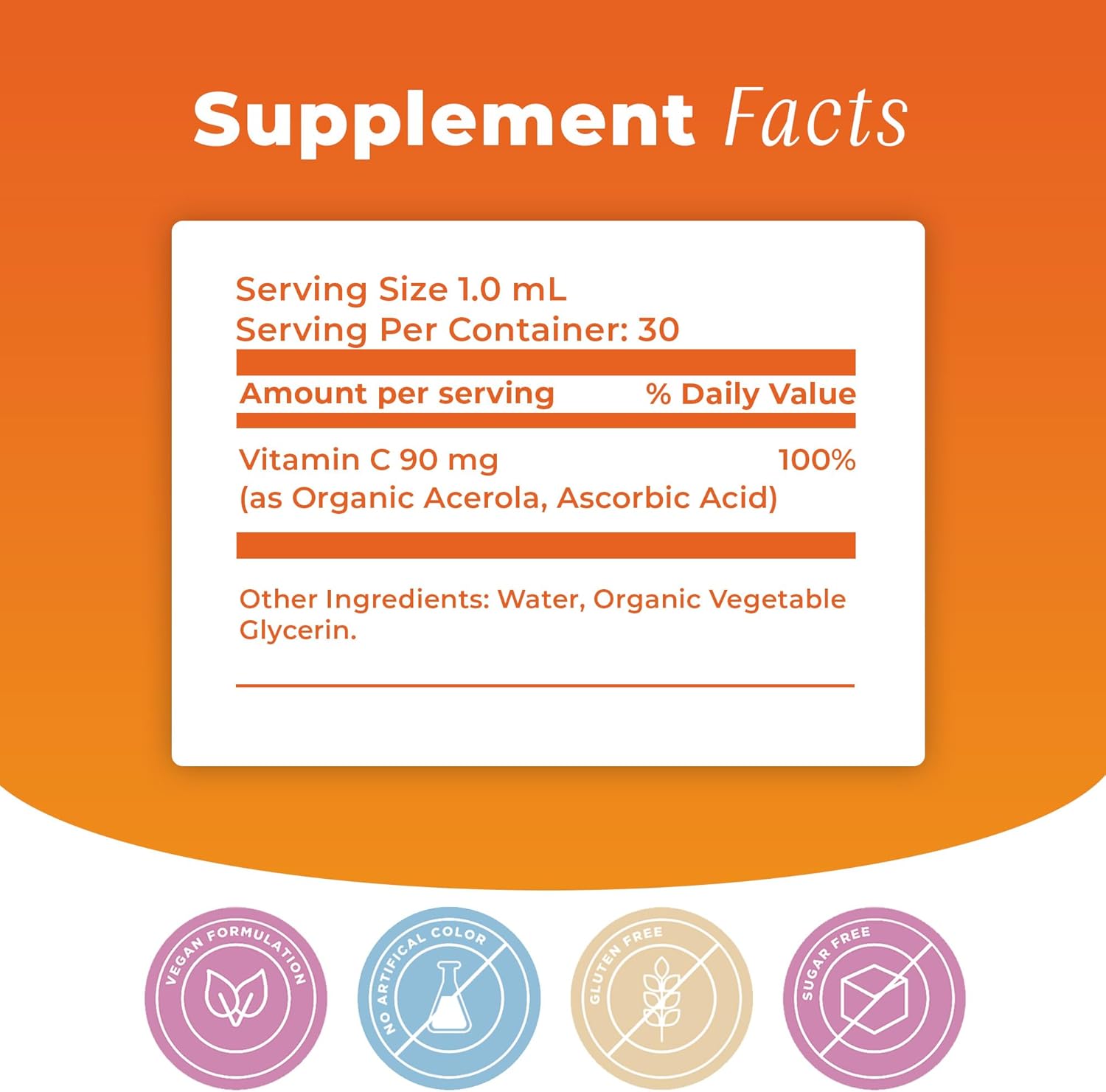Vitamin C Liquid Drops for Immune Support and Overall Health by BIOTOPLEVEL