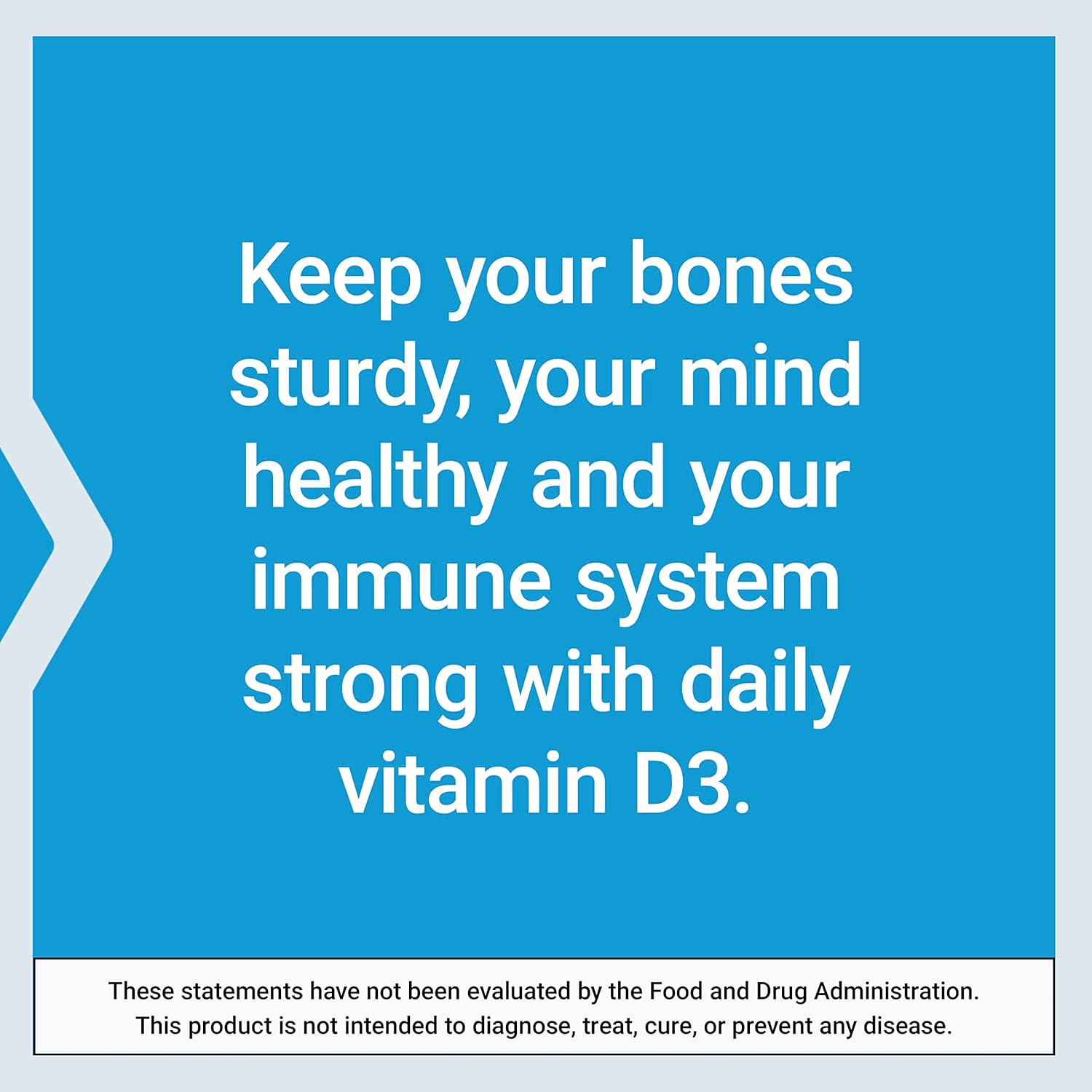 Vitamin D3 125 mcg (5000 IU) Softgels for Bone Health, Brain Function, and Immune Support - Gluten-free, Non-GMO - 60 Day Supply