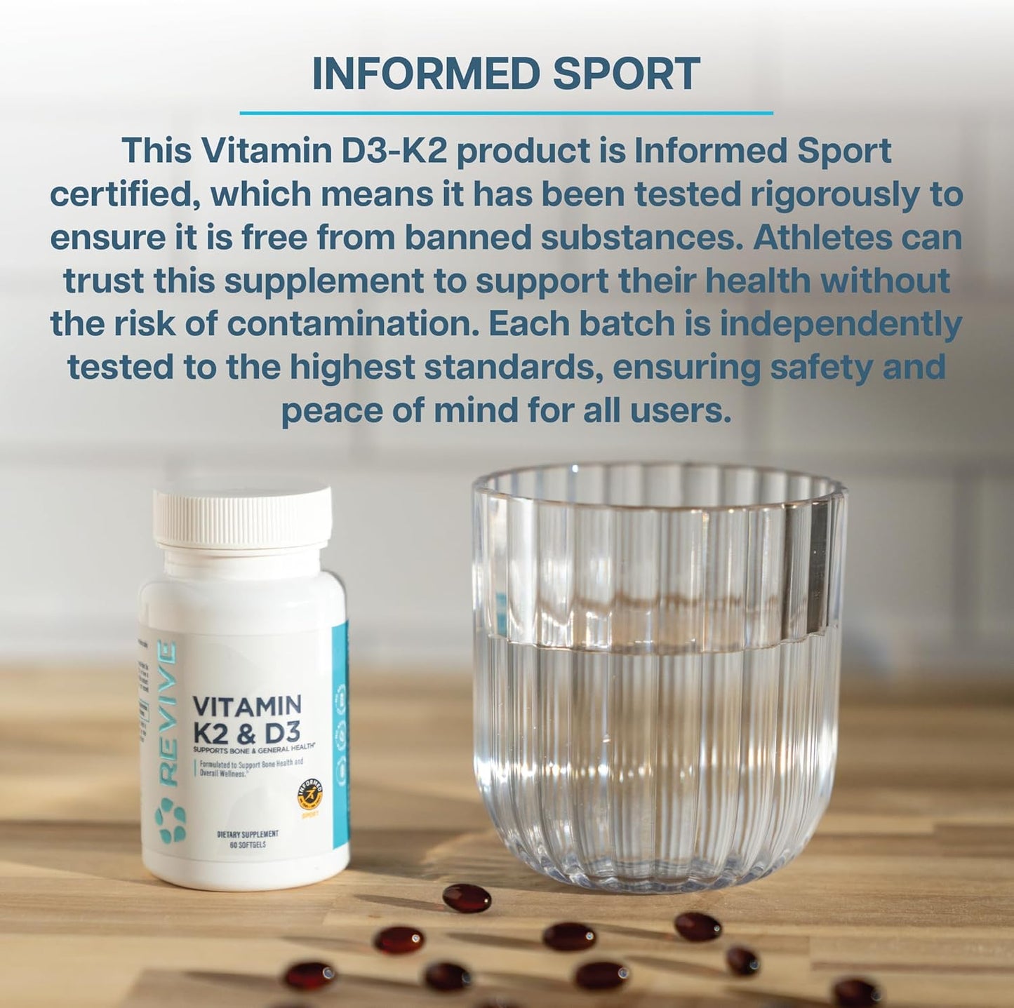 Vitamin D3 & K2 Bundle for Bone Health & Muscle Strength - Men and Women's Health Supplement for Brain Function