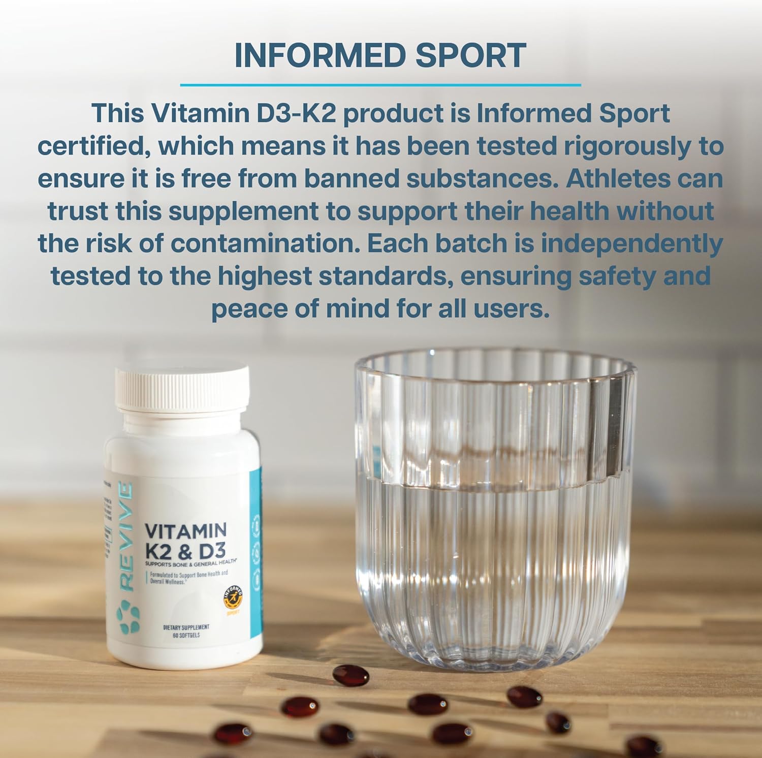 Vitamin D3 & K2 Bundle for Bone Health & Muscle Strength - Men and Women's Health Supplement for Brain Function