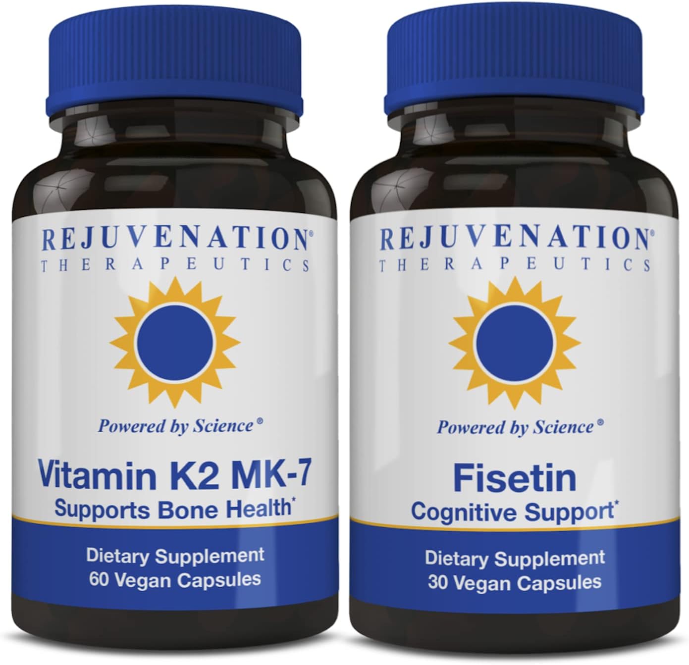 Vitamin K2 + Fisetin Value Pack by Rejuvenation Therapeutics for Healthy Aging