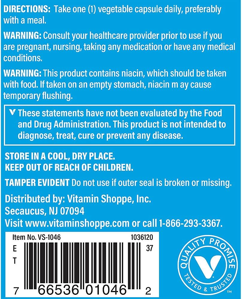 Vitamin Shoppe B-Complex 50: 100 Veggie Capsules - Essential B Vitamins for Energy and Wellness