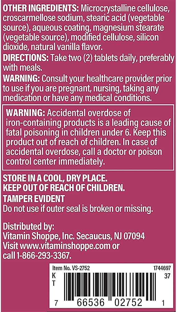 Vitamin Shoppe Ultimate Woman Multivitamin: High Potency Energy & Antioxidant Blend with Green Tea Extract - Daily Mineral Supplement for Women's Health (180 Tablets)