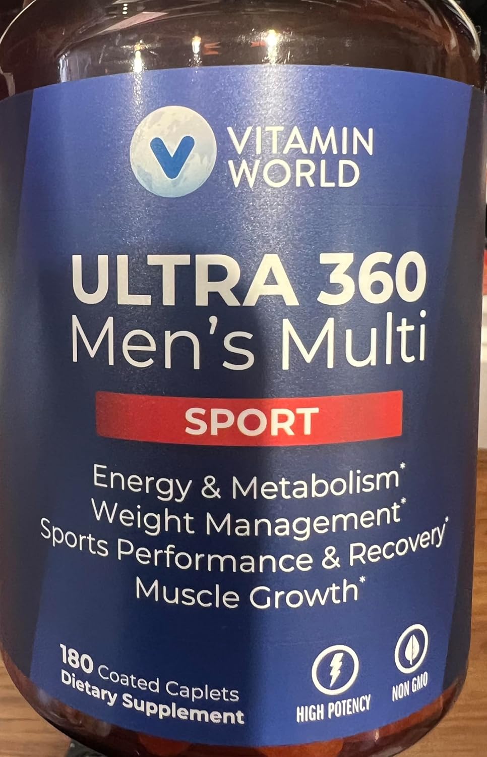 Vitamin World Men's Multi Sport Ultra 360 (180 Count)