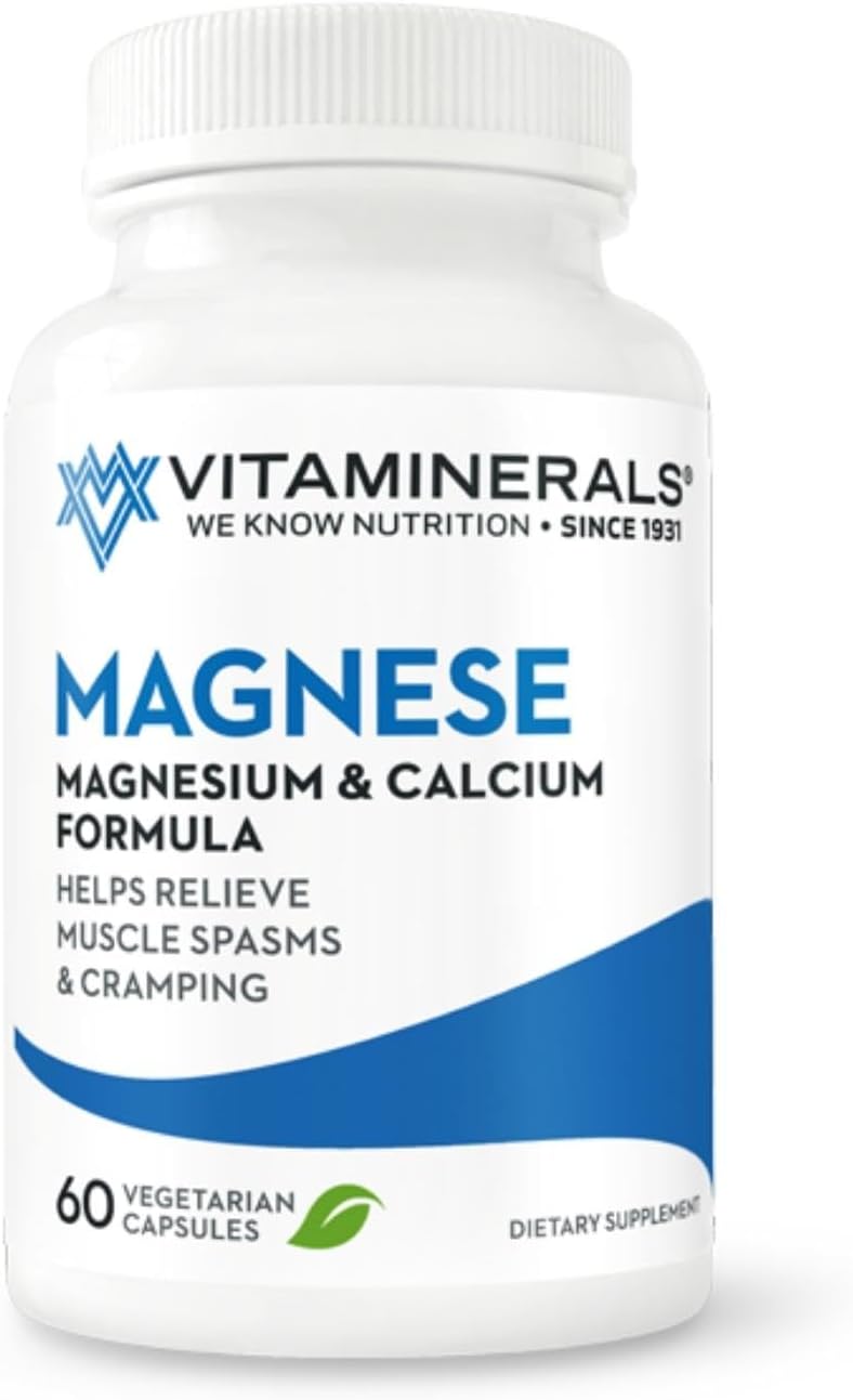 Vitaminerals 10 Magnese Bone and Muscle Support Supplement - 60 Vegetarian Capsules