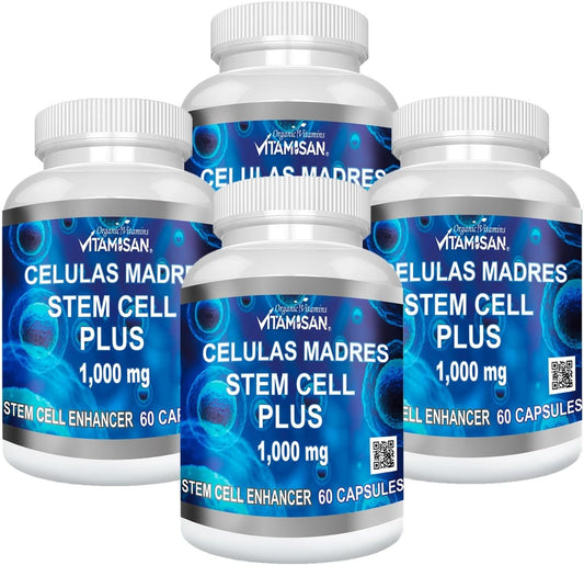 Vitamisan Blue Green Algae Stem Cells Supplement 4 Bottles