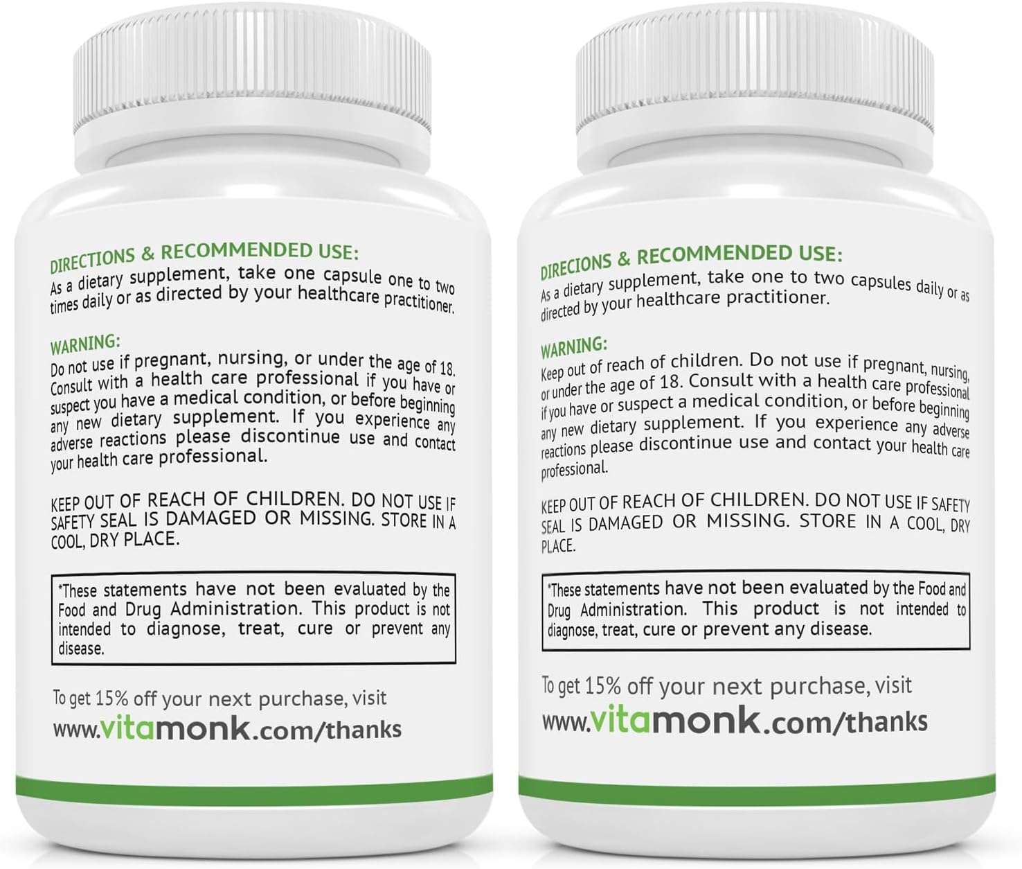 VitaMonk Brain Boost Bundle with Alpha GPC, Uridine, Low Dose Caffeine, and L-Theanine - Cognitive Enhancement Supplement Pack