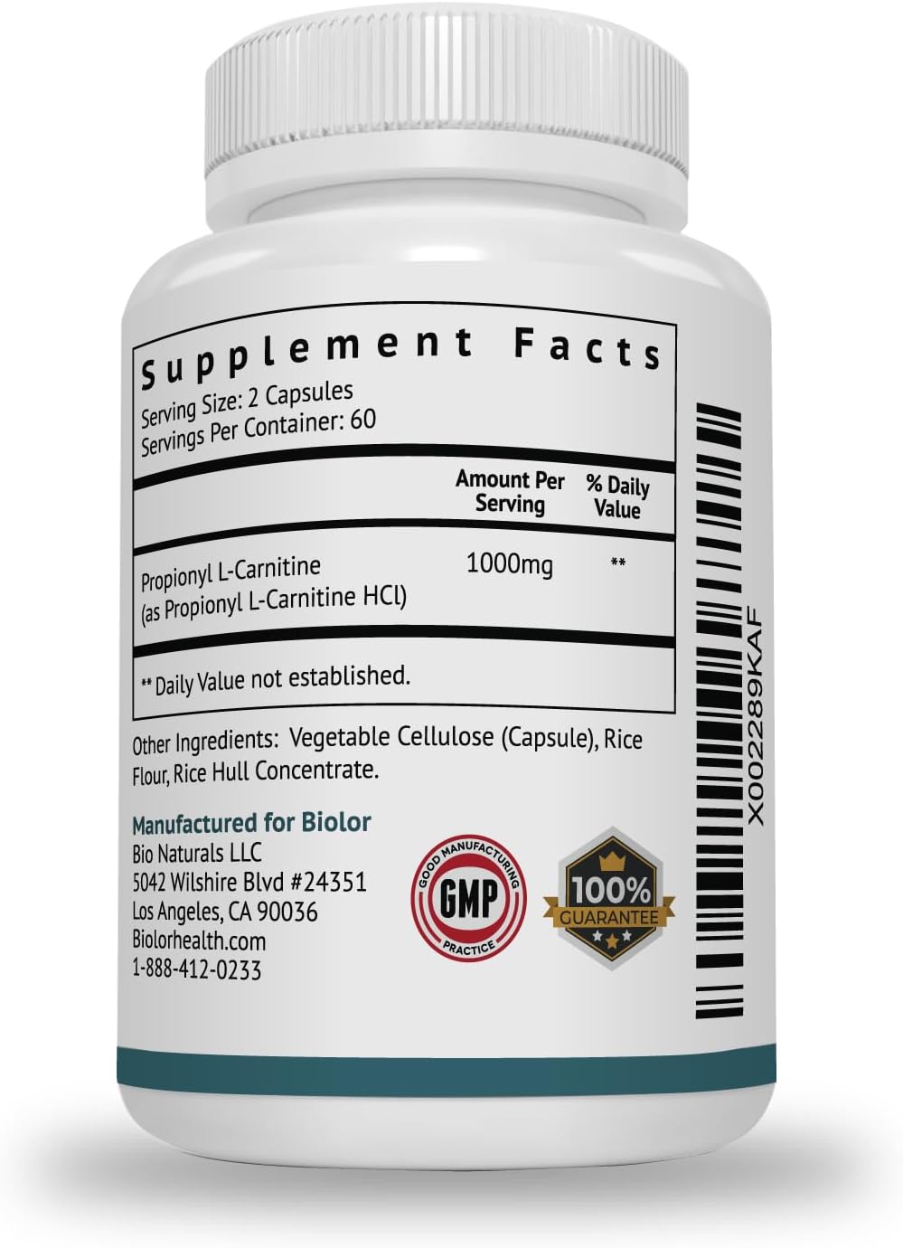 VitaMonk GPLC & PLCAR Capsules for Improved Blood Circulation - Circulation Boost Bundle