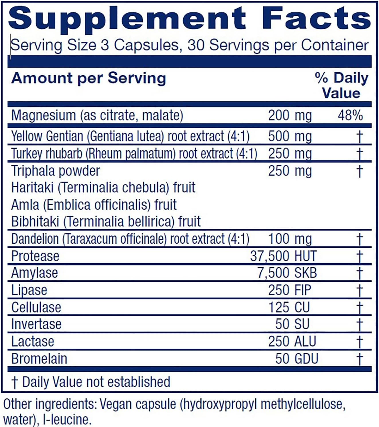 Vitanica Colon Support Vegan Capsules - 90 Count Colon Motility Blend