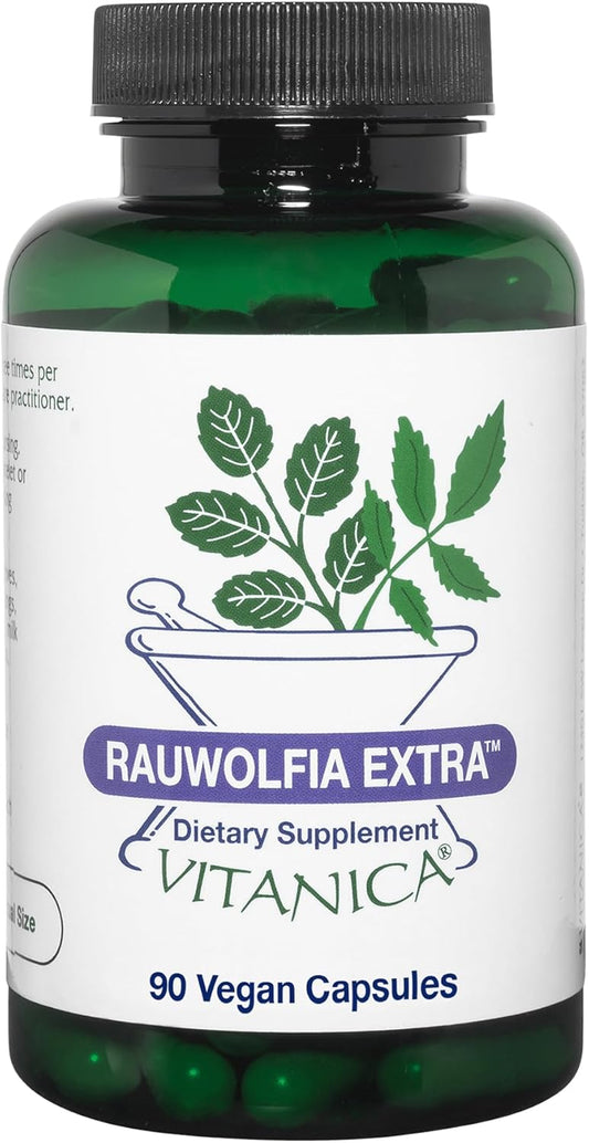 Vitanica Rauwolfia Extra Vegan Cardiovascular Support Supplement 90 Capsules