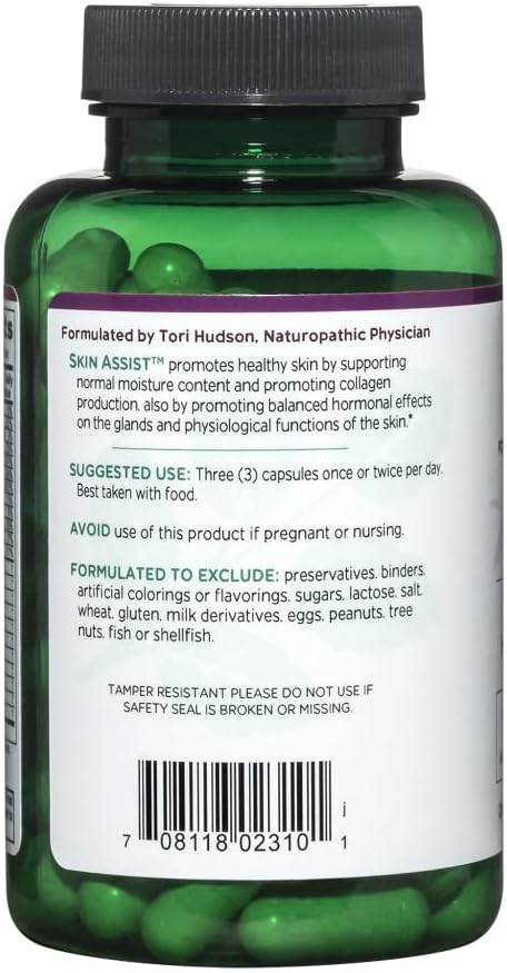 Vitanica Skin Assist Vegan Capsules - 90 Count for Skin Support